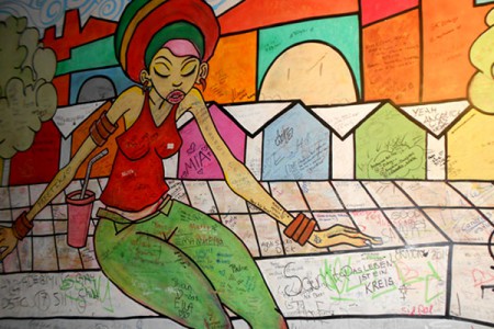 Camden Market -  pipi ?.... suivez les panneaux, toilettes gratuites au fin fond de Stables Market 